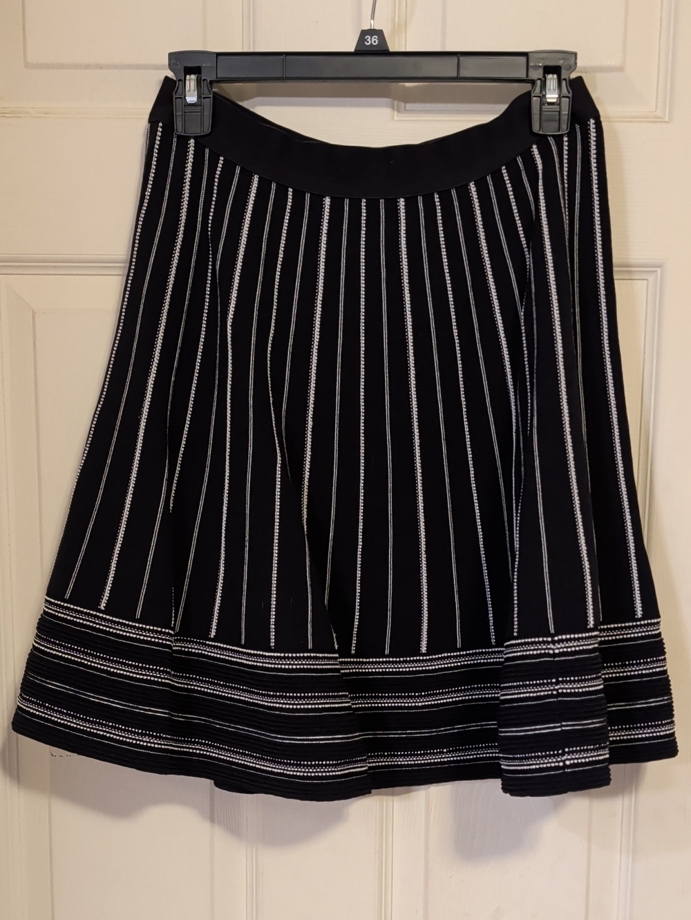 NWOT Kate Spade New York Striped Knit Flare Skirt Size Small